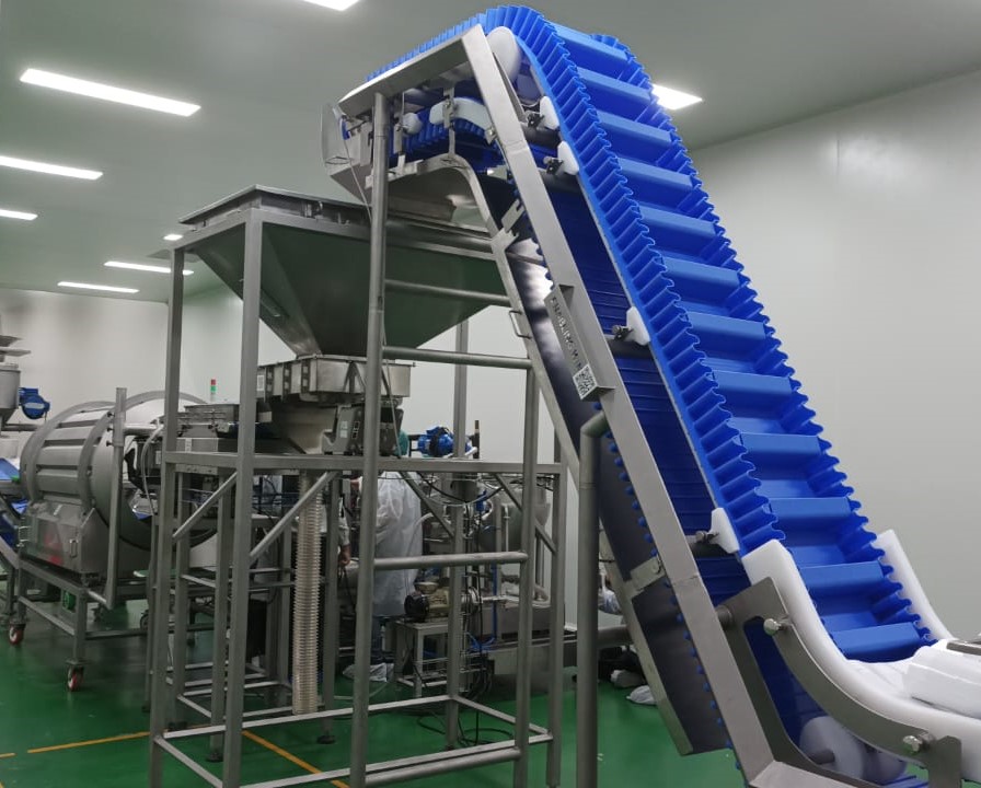 Enabling.Win hygienic conveyor system installation